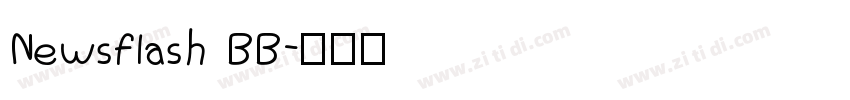 Newsflash BB字体转换
